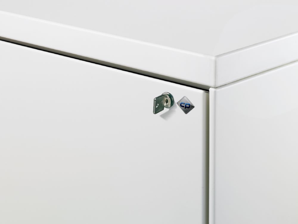 Produktbild C+P Schiebetüren-Büroschrank Acurado, 1950x1200x500mm, 9016/9016 bild 3