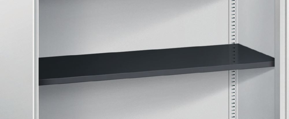 Produktbild C+P Schiebetürenschrank Asisto mit Doppeltüren anthrazitgrau 1000 x 435 x 1980 mm bild 3