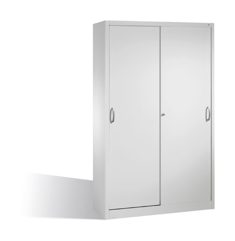 Produktbild C+P Schiebetürenschrank Acurado 2000 bis 70 kg lichtgrau 1200 x 400 x 1950 mm