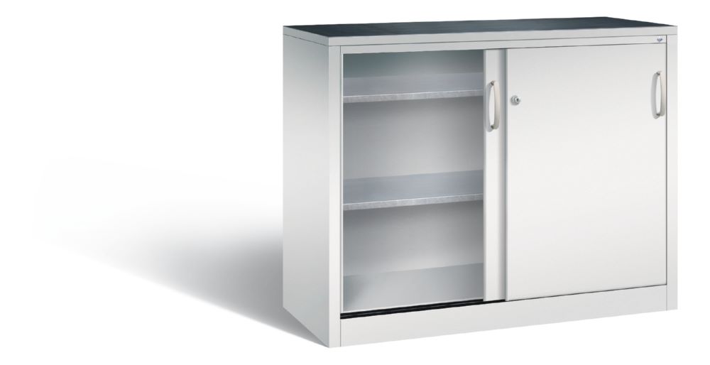 Produktbild C+P Schiebetürenschrank Acurado 2000 verstärkte Türen in grau 1200 x 500 x 1000 mm bild 2