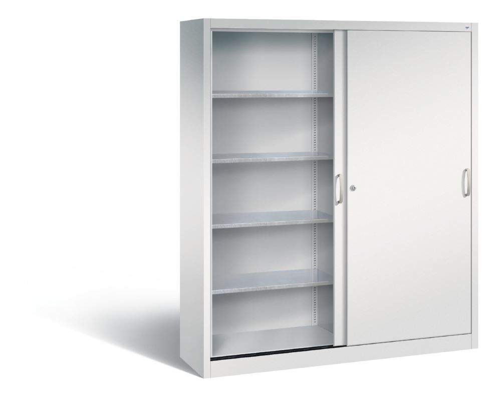 Produktbild C+P Schiebetürenschrank Acurado 2000 1950 x 1600 x 400 mm in lichtgrau bild 2
