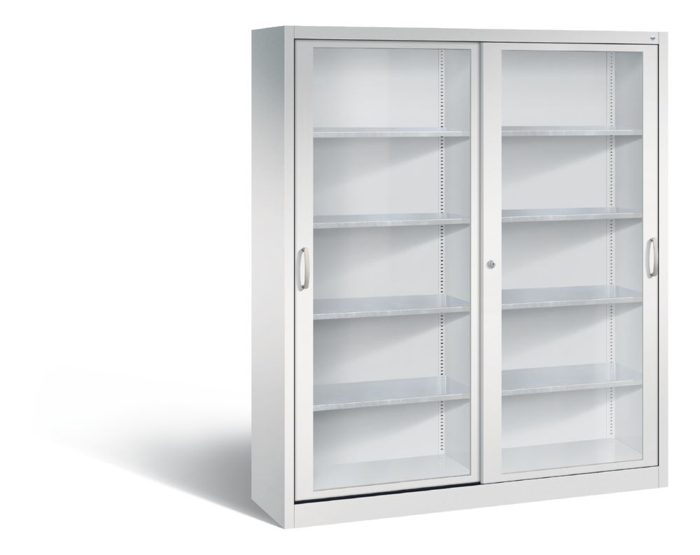 Produktbild C+P Schiebetürenschrank Acurado 2000 1950 x 1600 x 400 mm in lichtgrau