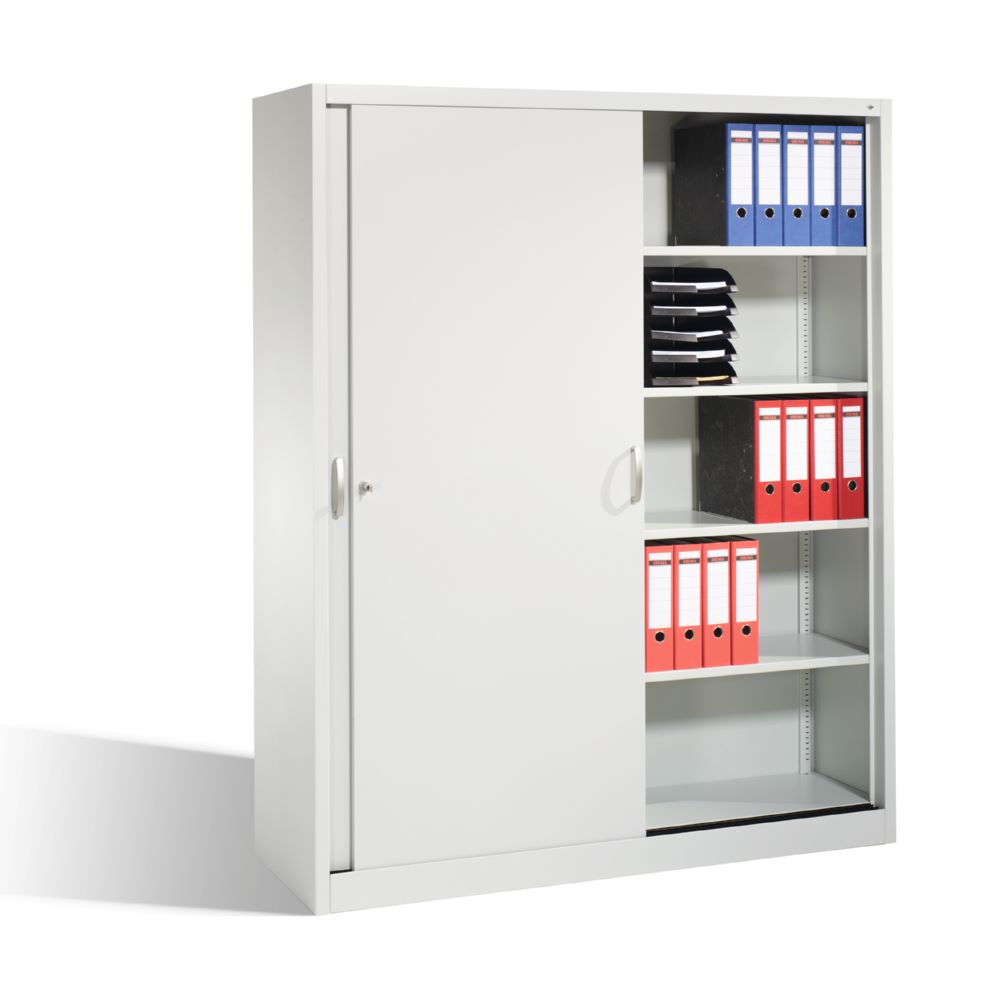 Produktbild C+P Schiebetürenschrank Acurado 2000 1950 x 1600 x 500 mm im lichtgrau bild 3