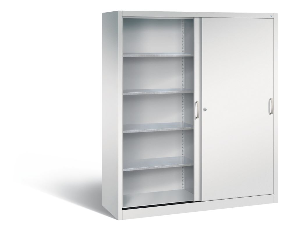 Produktbild C+P Schiebetürenschrank Acurado 2000 1950 x 1600 x 500 mm in lichtgrau bild 2