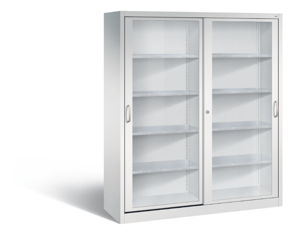 Produktbild C+P Schiebetürenschrank Acurado 2000 1950 x 1600 x 500 mm lichtgrau