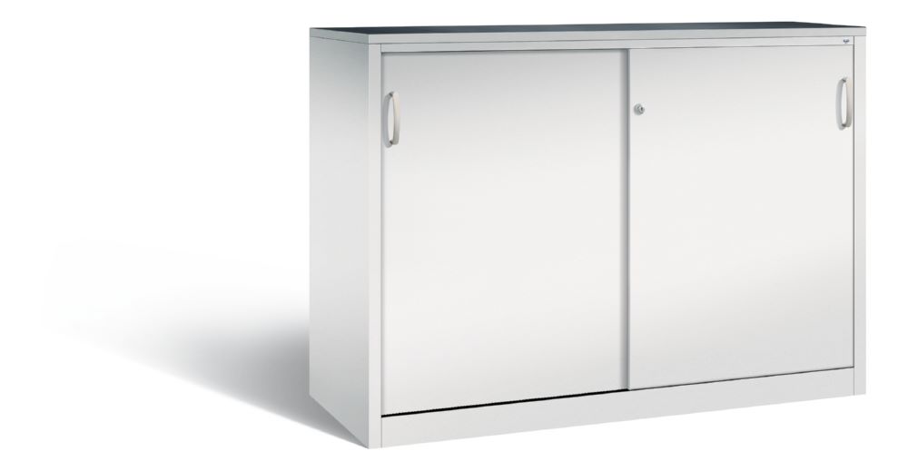 Produktbild C+P Schiebetürenschrank Acurado 2000 1200 x 1600 x 600 mm in lichtgrau