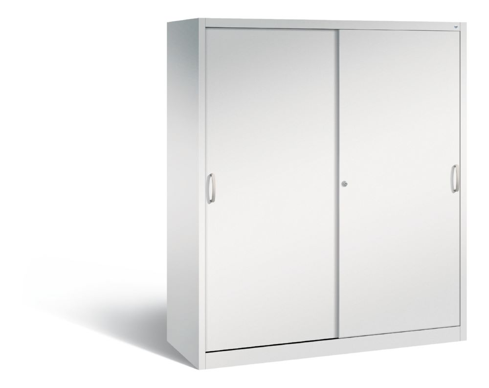 Produktbild C+P Schiebetürenschrank Acurado 2000 1950 x 1600 x 600 mm lichtgrau