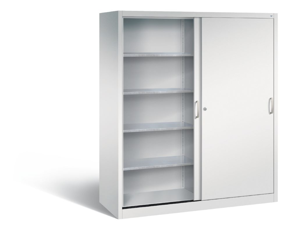Produktbild C+P Schiebetürenschrank Acurado 2000 1950 x 1600 x 600 mm lichtgrau bild 2