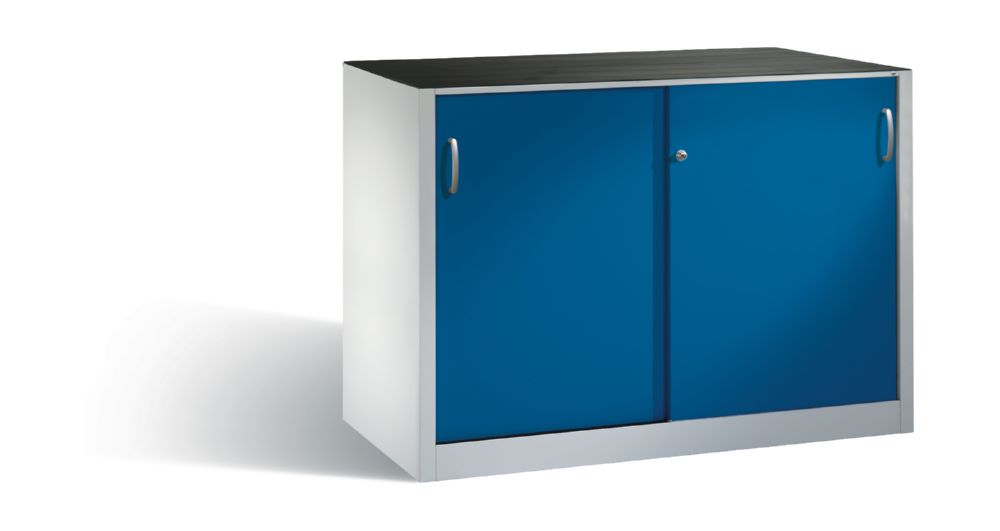 Produktbild C+P Schiebetürenschrank Acurado 2000 Front in enzianblau 1600 x 500 x 1000 mm