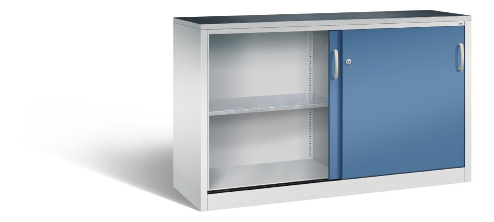 Produktbild C+P Schiebetürenschrank Acurado 2000 Türen in fernblau 1600 x 500 x 1000 mm bild 2