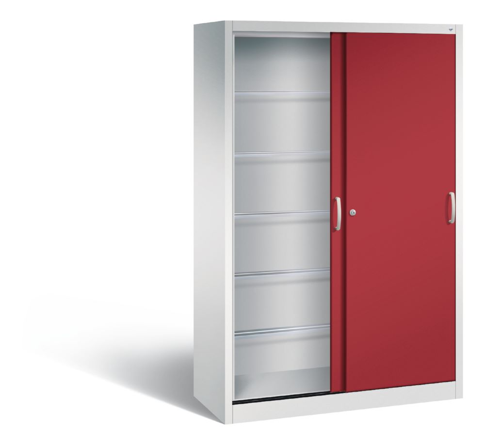 Produktbild C+P Schiebetürenschrank Acurado 2000 Font in rubinrot 1200 x 500 x 1950 mm bild 2