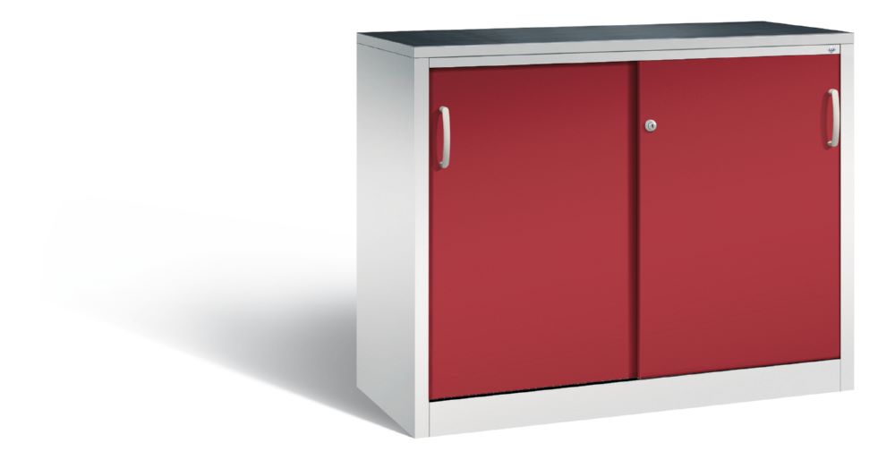 Produktbild C+P Schiebetürenschrank Acurado 2000 rubinrot 1200 x 500 x 1000 mm