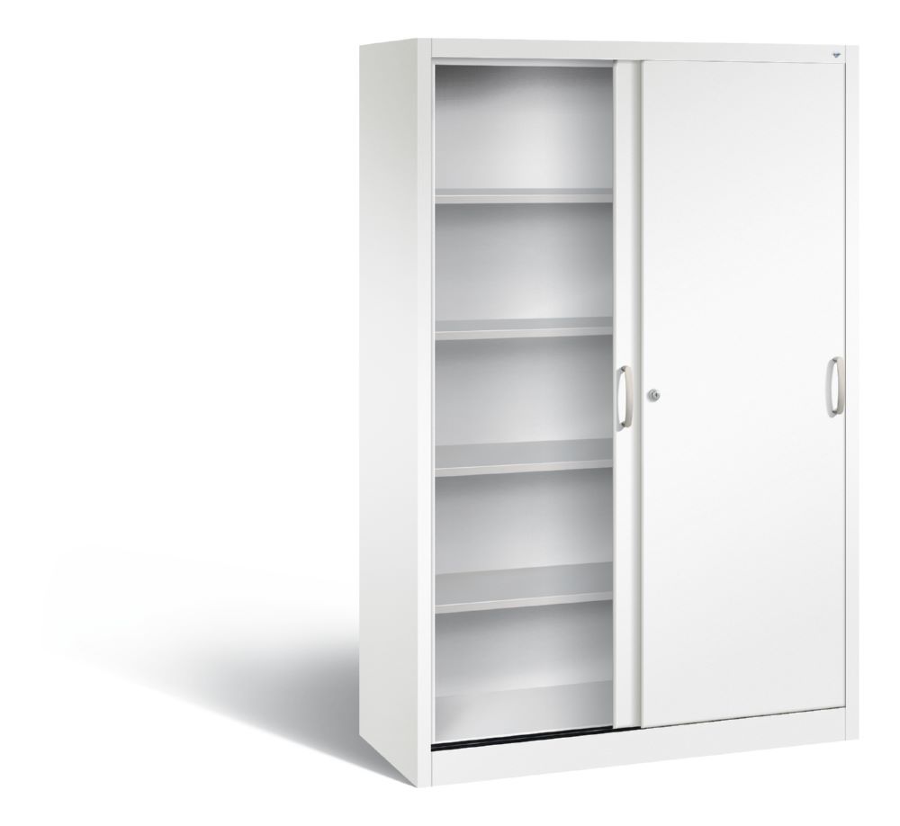 Produktbild C+P Schiebetürenschrank Acurado 2000 1950 x 1200 x 500 mm in weiß bild 2