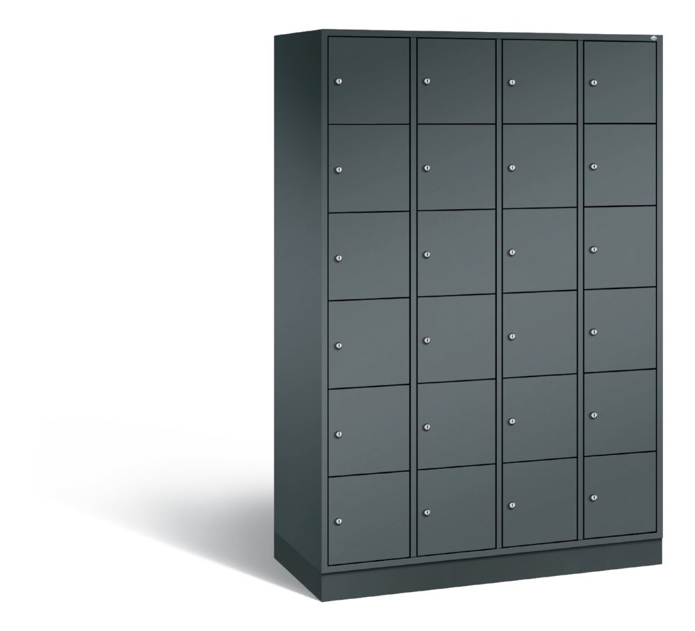 Produktbild C+P Schließfachschrank Intro 24 Fächer 1950 x 1220 x 490 mm in anthrazit