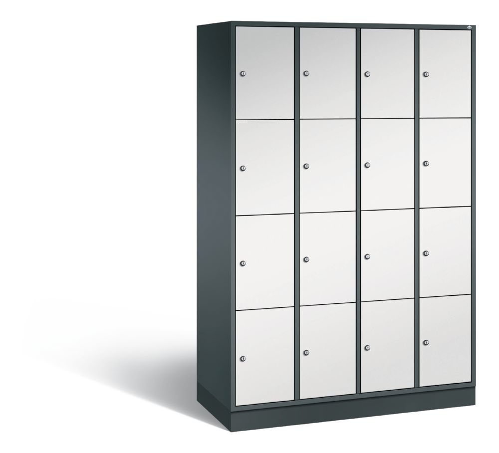 Produktbild C+P Stahl Schließfachschrank Intro 16 Fächer H 1950 x B 1220 x T 490 mm
