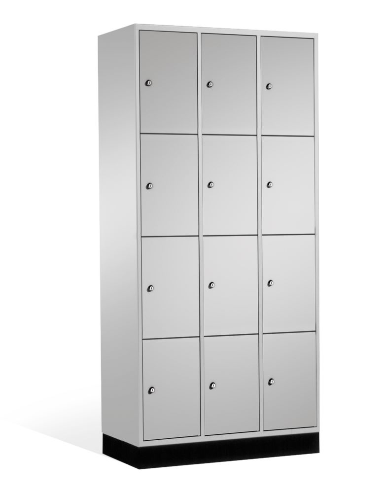 Produktbild C+P Schließfachschrank Intro 12 Fächer 1950 x 920T x 490 mm in lichtgrau