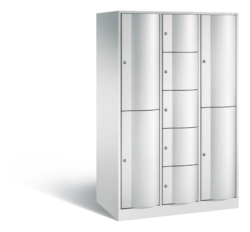 Produktbild C+P Schließfachschrank Resisto 9 Fächer H 1950 x B 1148 x T 640 mm lichtgrau
