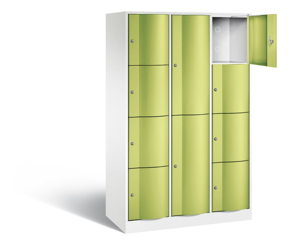 Produktbild C+P Stahl Schließfachschrank Resisto 10 Fächer 1950 x 1148 x 540 mm bild 2