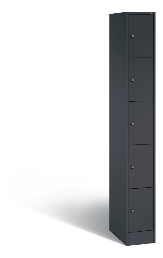 Produktbild C+P Schließfachschrank Serie 8070 mit 5 Fächer anthrazit 240 x 480 x 1950 mm