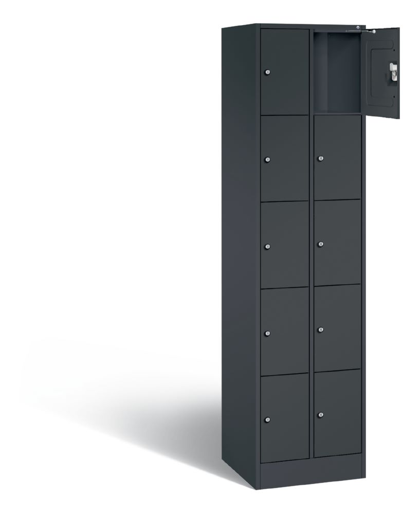Produktbild C+P Schließfachschrank Serie 8070 H 1950 x B 460 x T 480 mm anthrazit bild 2