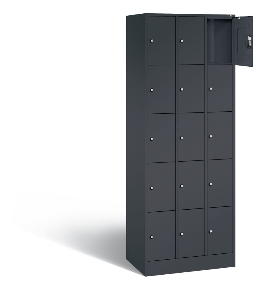 Produktbild C+P Schließfachschrank Serie 8070 1950 x 680 x 480 mm in anthrazit bild 2