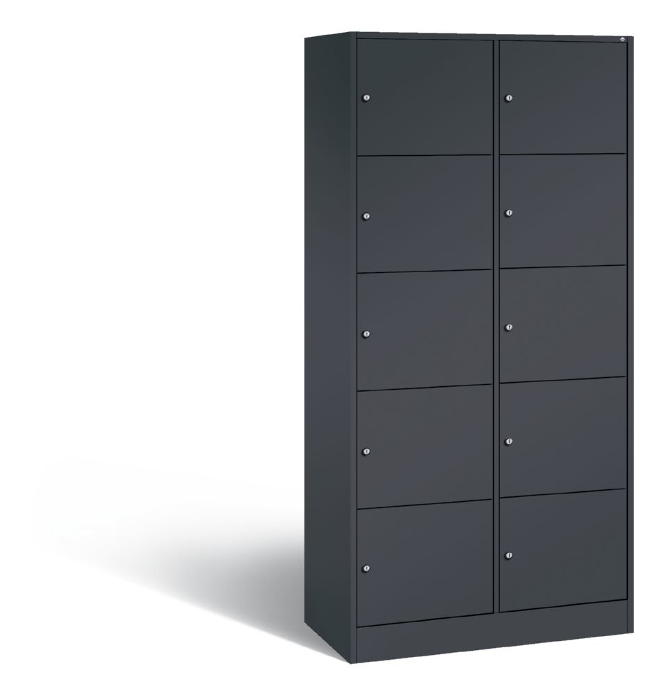 Produktbild C+P Schließfachschrank Serie 8070 H 1950 x B 900 x T 480 mm in anthrazit