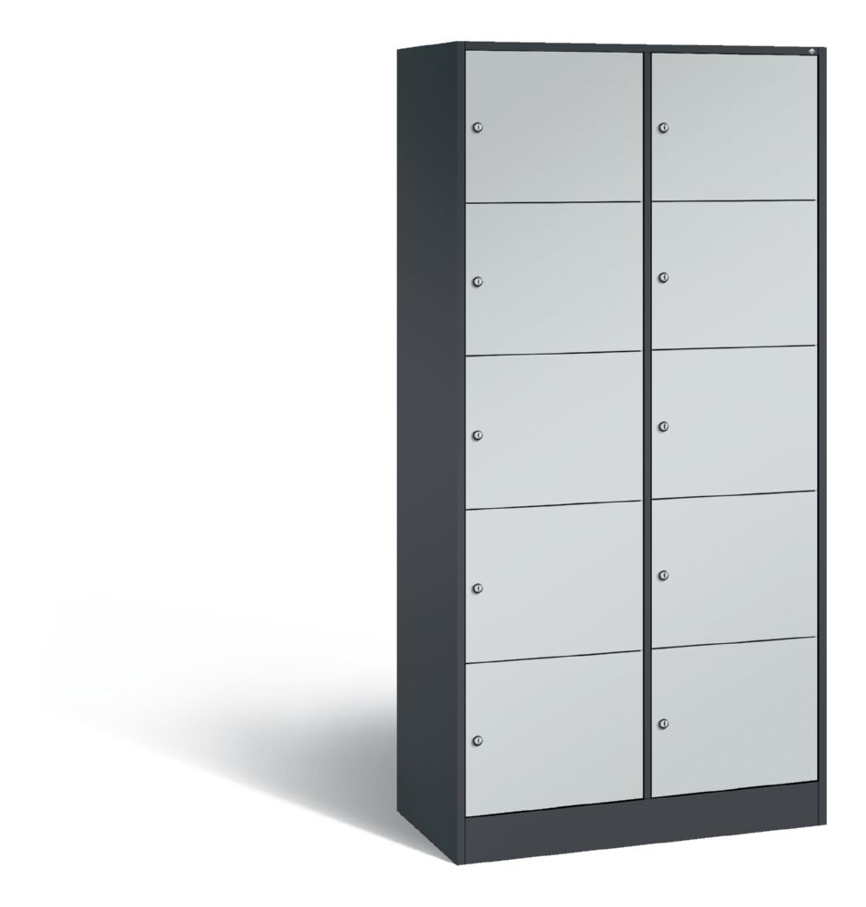 Produktbild C+P Schließfachschrank Serie 8070 x 1950 x 900 x 480 mm anthrazit lichtgrau