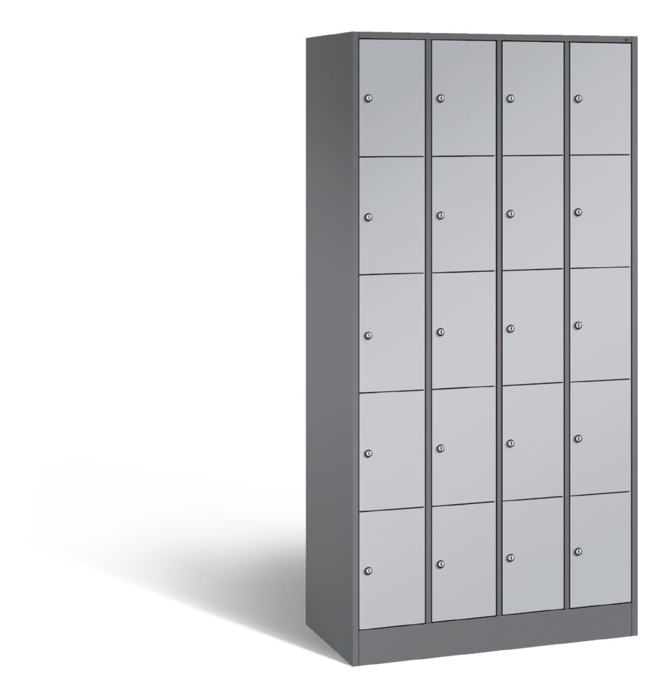 Produktbild C+P Schließfachschrank Serie 8070 H 1950 x B 900 x T 480 mm 4 Abteile je 5 Fächern