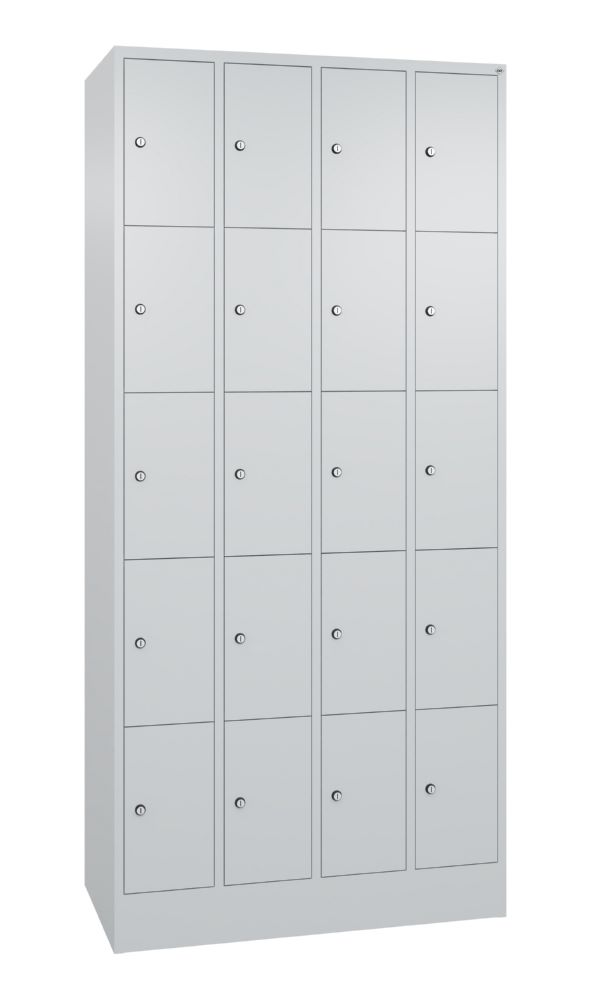 Produktbild C+P Schließfachschrank Serie 8070 H 1950 x B 900 x T 480 mm in lichtgrau