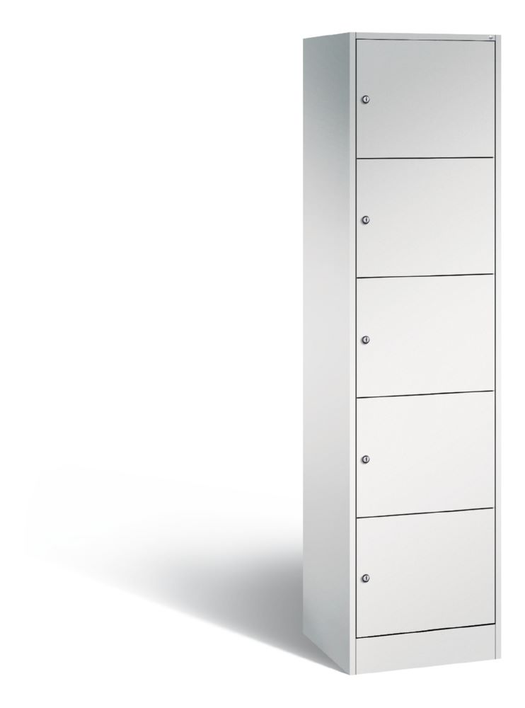 Produktbild C+P Schließfachschrank Serie 8070 lichtgrau 460 x 480 x 1950 mm