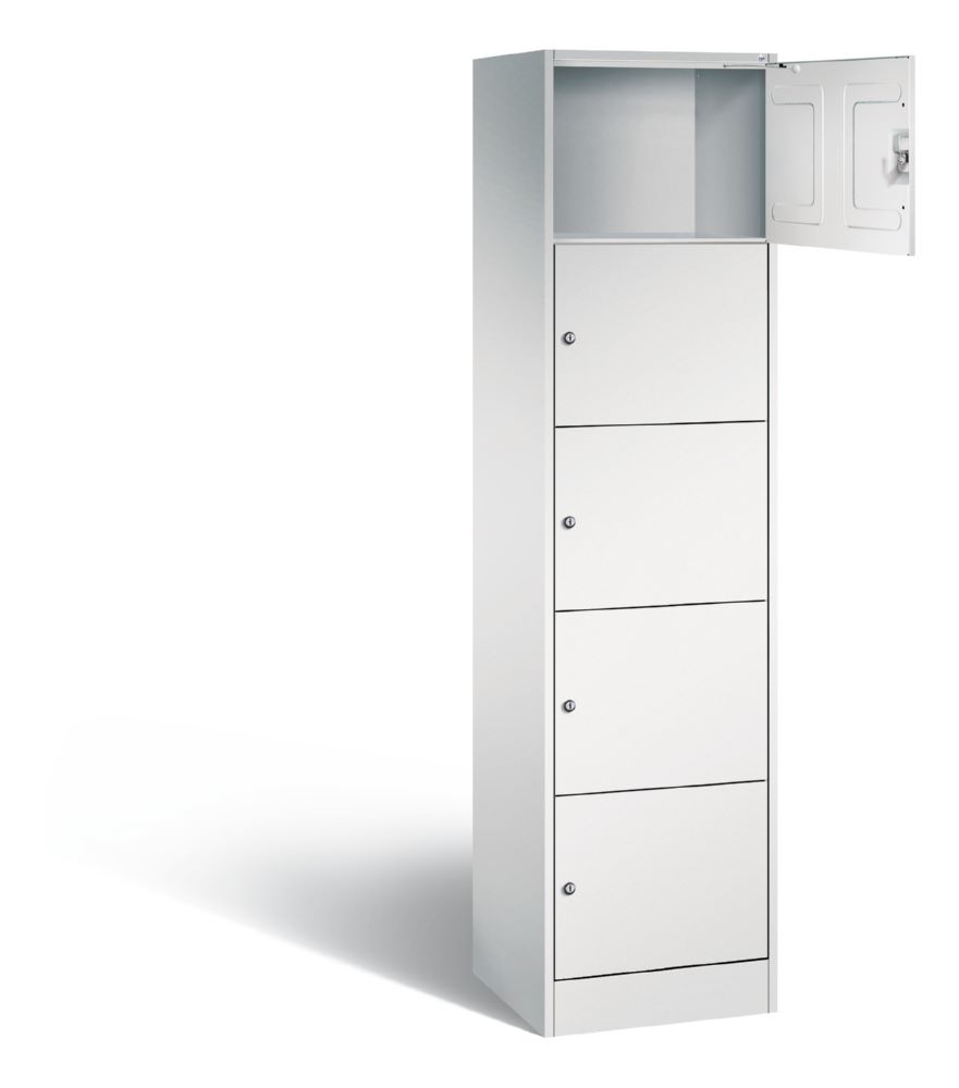 Produktbild C+P Schließfachschrank Serie 8070 lichtgrau 460 x 480 x 1950 mm bild 2