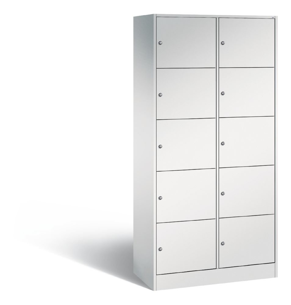 Produktbild C+P Schließfachschrank Serie 8070 1950 x 900 x 480 mm in lichtgrau