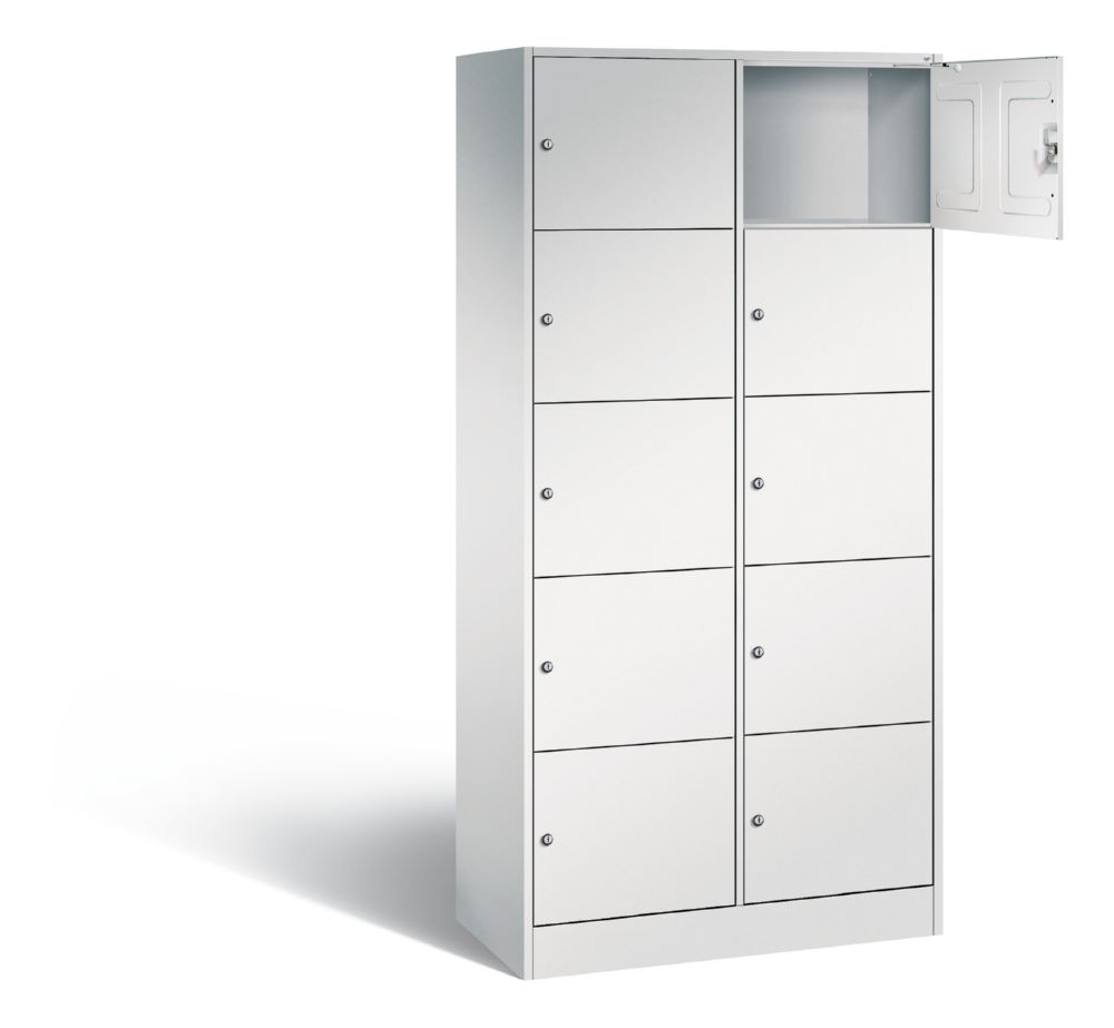 Produktbild C+P Schließfachschrank Serie 8070 1950 x 900 x 480 mm in lichtgrau bild 2