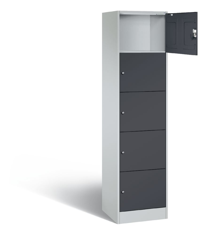 Produktbild C+P Schließfachschrank Serie 8070 XL anthrazit 460 x 480 x 1950 mm bild 2