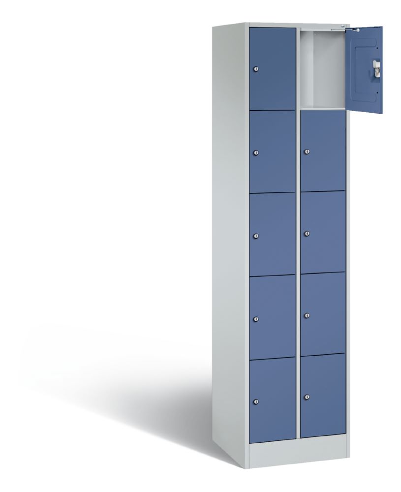 Produktbild C+P Schließfachschrank Serie 8070 H 1950 x B 460 x T 480 mm lichtgrau fernblau bild 2