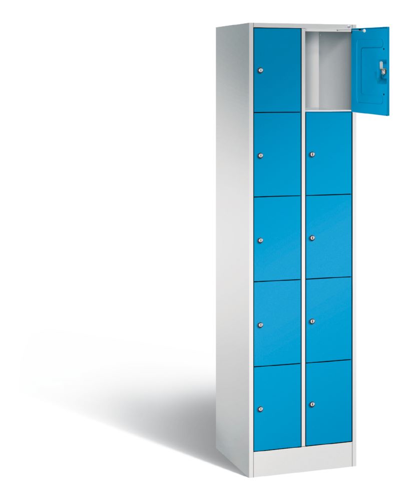 Produktbild C+P Schließfachschrank Serie 8070 H 1950 x B 460 x T 480 mm lichtgrau lichtblau bild 2