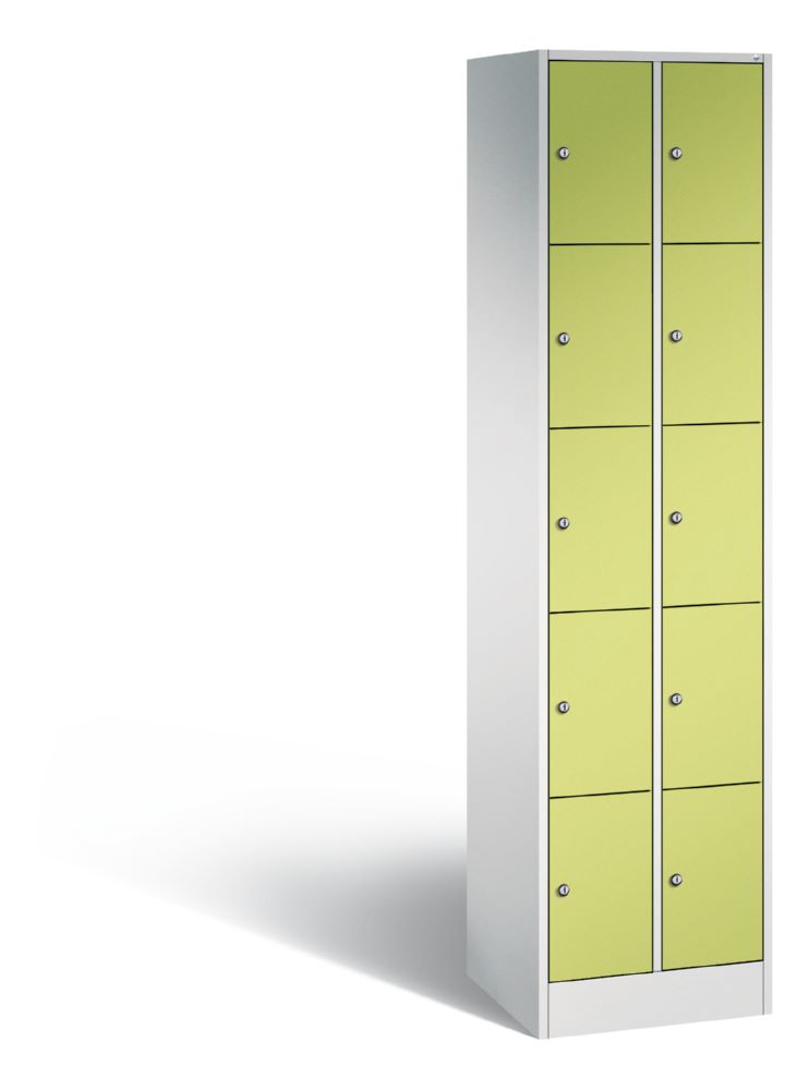 Produktbild C+P Schließfachschrank Serie 8070 H 1950 x B 460 x T 480 mm lichtgrau viridingrün