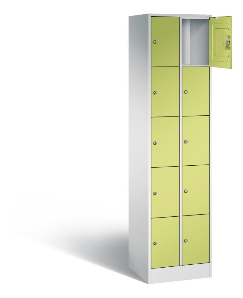 Produktbild C+P Schließfachschrank Serie 8070 H 1950 x B 460 x T 480 mm lichtgrau viridingrün bild 2