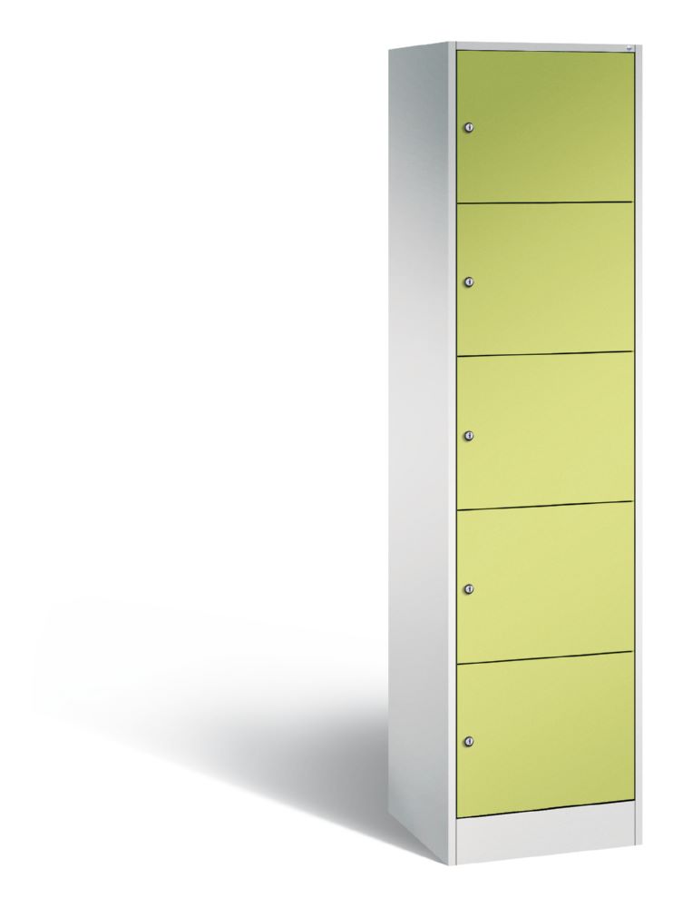 Produktbild C+P Schließfachschrank Serie 8070 5 Fächer viridingrün 460 x 480 x 1950 mm