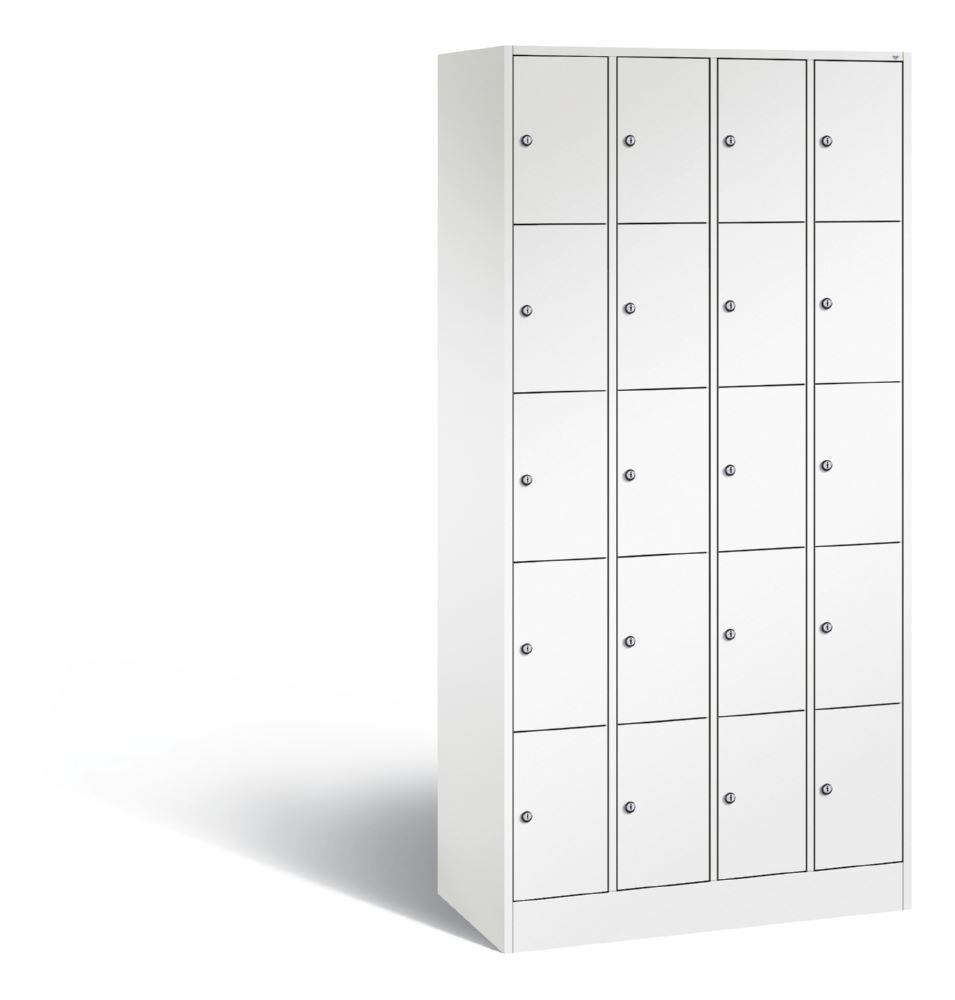Produktbild C+P Schließfachschrank Serie 8070 H 1950 x B 900 x T 480 mm in weiß