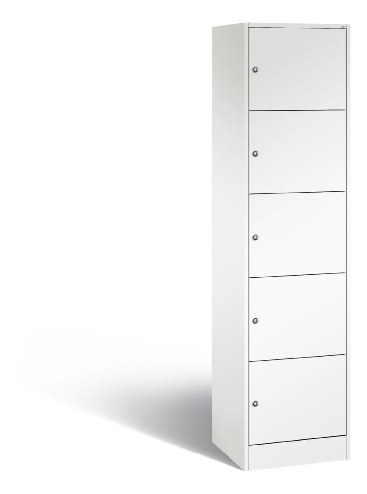 Produktbild C+P Schließfachschrank Serie 8070 H 1950 x B 460 x T 480 mm in weiß