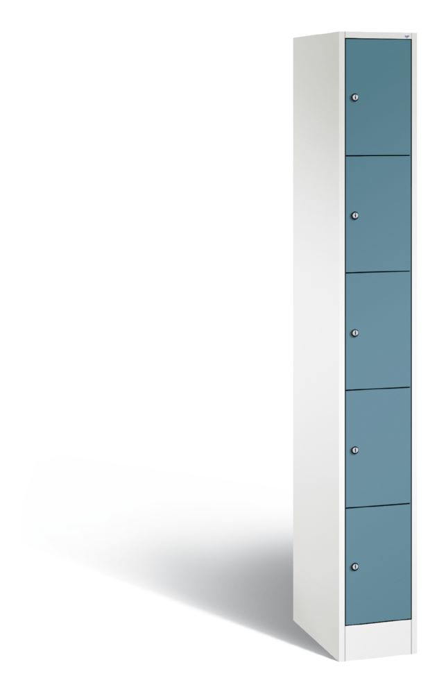 Produktbild C+P Schließfachschrank Serie 8070 mit Flügeltüren horizontblau 240 x 480 x 1950 mm