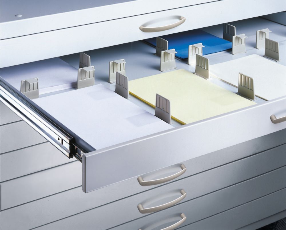 Produktbild C+P Schubladen Einteilung Set aus Kunststoff für 8 x DIN A4 bild 2