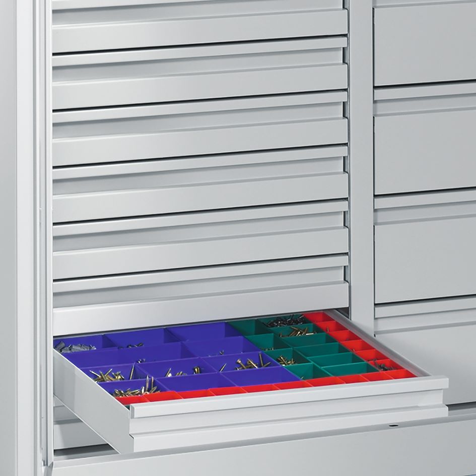 Produktbild C+P Schubladeneinteilung mit Kunststoffkästen für Kleinteile