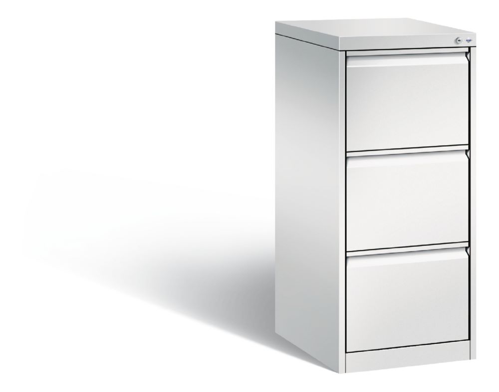 Produktbild C+P Schubladenschrank mit Griffleisten Acurado in lichtgrau 433 x 590 x 1045 mm