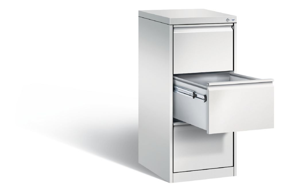 Produktbild C+P Schubladenschrank mit Griffleisten Acurado in lichtgrau 433 x 590 x 1045 mm bild 2