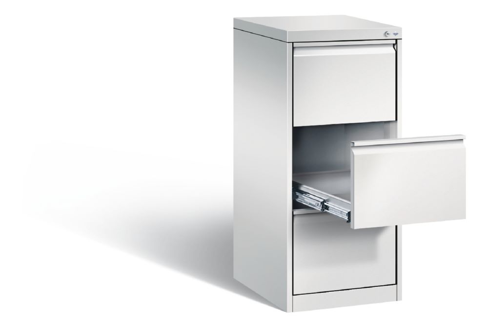Produktbild C+P Karteischrank Schubladenschrank Acurado lichtgrau 433 x 590 x 1045 mm bild 2