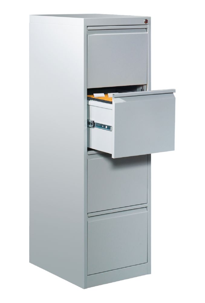 Produktbild C+P Schubladenschrank Aktenschrank Acurado lichtgrau 433 x 590 x 1357 mm bild 3