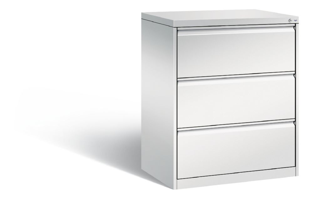 Produktbild C+P Kleiner Schubladenschrank abschlißsbar Acurado lichtgrau 787 x 590 x 1045 mm