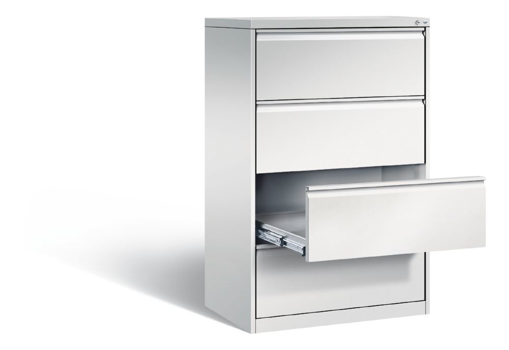 Produktbild C+P Büro Schubladenschrank Acurado lichtgrau 787 x 590 x 1357 mm bild 2